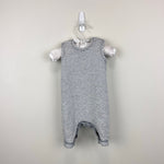 Load image into Gallery viewer, Hanna Andersson Reversible Overalls In Organic Cotton Heather Gray Newborn
