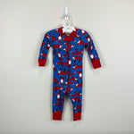 Load image into Gallery viewer, Hanna Andersson Red Blue Fox Pajamas 70 cm 6-12 Months
