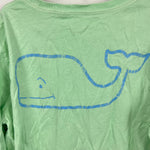 Load image into Gallery viewer, Vineyard Vines Boys' Vintage Whale Long Sleeve Pocket T-Shirt Mint Sprig S 8-10
