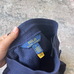 Load image into Gallery viewer, Polo Ralph Lauren Logo Fleece Jogger Pant Navy Paint Splatter 6
