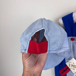 Load image into Gallery viewer, Vintage Tiny Tots Original Baseball Romper Set 24 Months NWT
