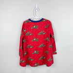 Load image into Gallery viewer, Mini Boden Printed Tunic Rockabilly Red Festive Deer 5-6 NWT

