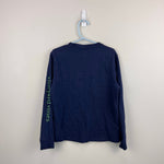 Load image into Gallery viewer, Vineyard Vines Boys Fuzzy Bigfoot Whale Long Sleeve Pocket T-Shirt Navy 7
