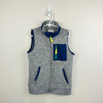 Load image into Gallery viewer, Crewcuts Boys' Summit Fleece Vest Marled Grey 8
