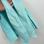 Load image into Gallery viewer, Vintage Polly Flinders Smocked Smocked Aqua Dress 2T
