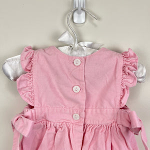 Bella Bliss Pink Corduroy Berkley Overalls 6 Months