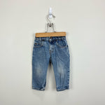 Load image into Gallery viewer, Vintage Levi's 566 Loose Fit Orange Tab Jeans 2T
