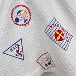 Load image into Gallery viewer, Vintage Healthtex Short Sleeve White Sailor T-Shirt 12 Months USA
