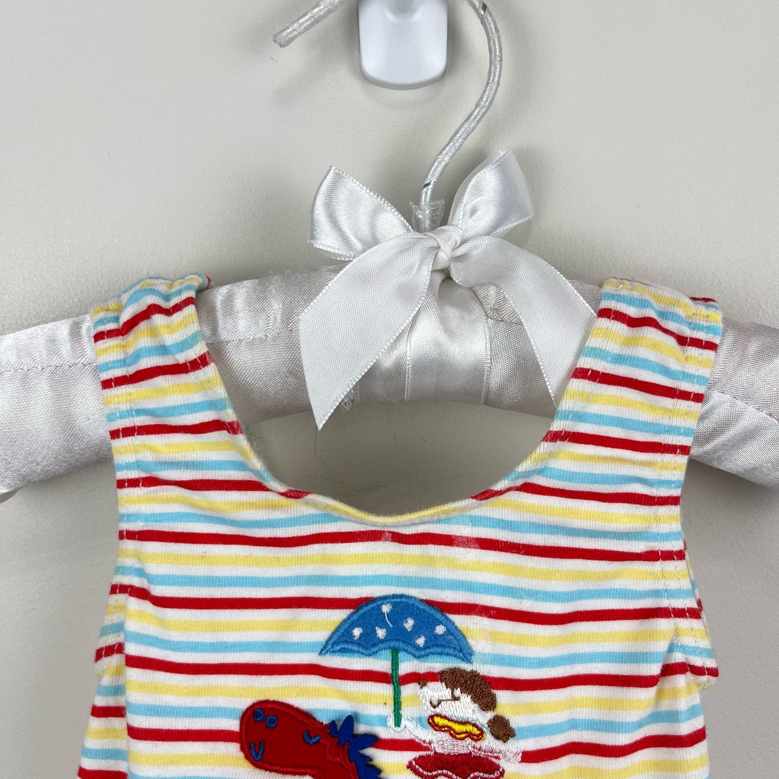 Big Fish by Sweet Potatoes Striped Circus Ruffle Bathing Suit 6 Months