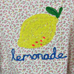 Load image into Gallery viewer, Mini Boden Embroidered Top Ivory Floral Lemonade 2-3
