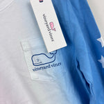 Load image into Gallery viewer, Vineyard Vines Girls' Dip-Dye Whale Long Sleeve Pocket T-Shirt M 10-12 NWT
