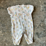 Load image into Gallery viewer, Vintage Good News Garden Beach Romper 24 Months
