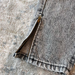 Load image into Gallery viewer, Vintage Lee Gray Acid Wash Double Yoke Zipper Jeans 12 USA
