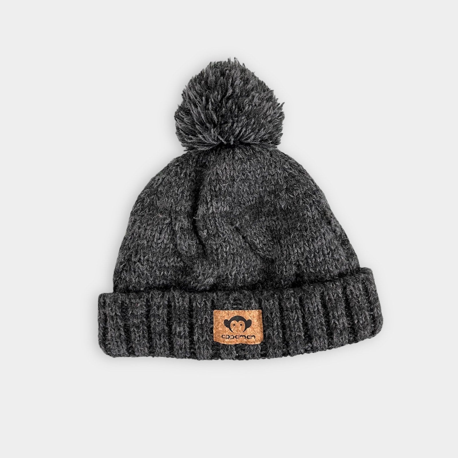 Appaman Boys Gray Pom Winter Hat