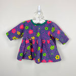 Load image into Gallery viewer, Vintage The Place Purple Floral Sweatshirt Dress M 12-18 Months
