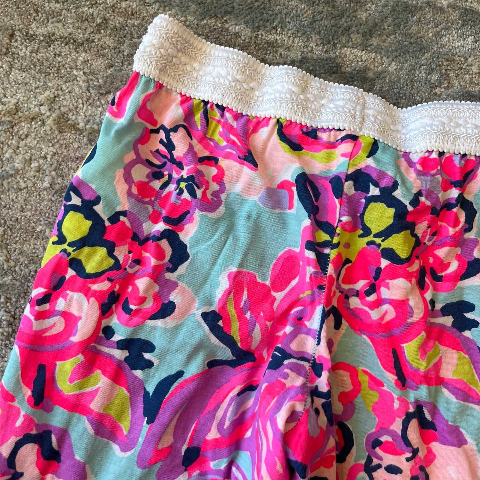 Lilly Pulitzer Girls Little Beach Pant Serene Blue Big Escapade XL