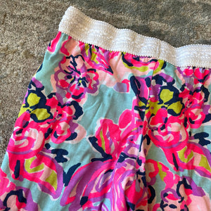 Lilly Pulitzer Girls Little Beach Pant Serene Blue Big Escapade XL