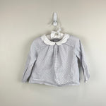 Load image into Gallery viewer, Jacadi Paris Girls Polka Dot Blouse 18 Months

