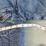 Load image into Gallery viewer, Vintage Levi's Sherpa Lined Orange Tab Blue Jean Jacket 6 USA
