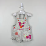 Load image into Gallery viewer, Vintage Y2K Miniwear Patchwork Cherry Shortalls 12 Months
