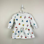 Load image into Gallery viewer, Hanna Andersson Baby Printed French Terry Dress Flowers 75 cm 12-18 Months
