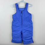 Load image into Gallery viewer, L.L. Bean Kids Purple Cold Buster Snow Bib Overalls 12-18 Months

