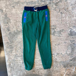 Load image into Gallery viewer, Mini Boden Cosy Fleece Joggers Green Blue 7-8
