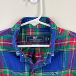 Load image into Gallery viewer, Vineyard Vines Plaid Flannel Whale Shirt 5T
