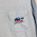 Load image into Gallery viewer, Vineyard Vines Boys Hockey Whale Glow-In-The-Dark Long Sleeve Pocket Tee Shirt 7
