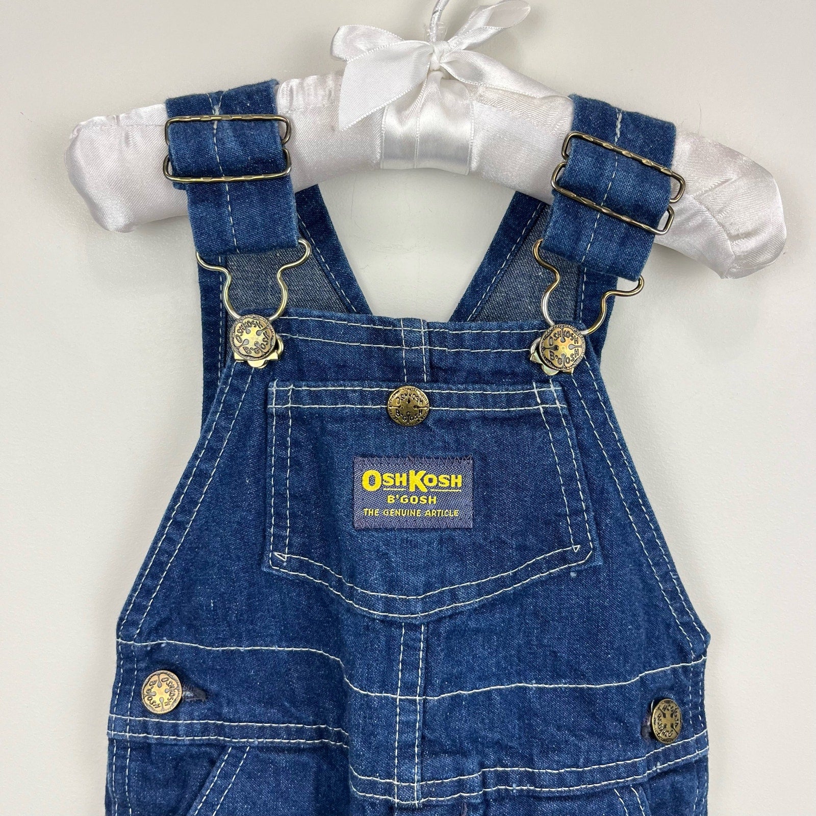 Vintage OshKosh B'gosh Blue Jean Overalls USA