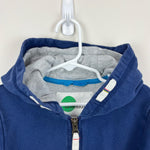 Load image into Gallery viewer, Mini Boden Navy Blue Rocket Ship Hoodie 4-5
