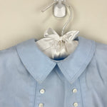 Load image into Gallery viewer, Luli &amp; Me Blue Jon Jon Shortall 6 Months
