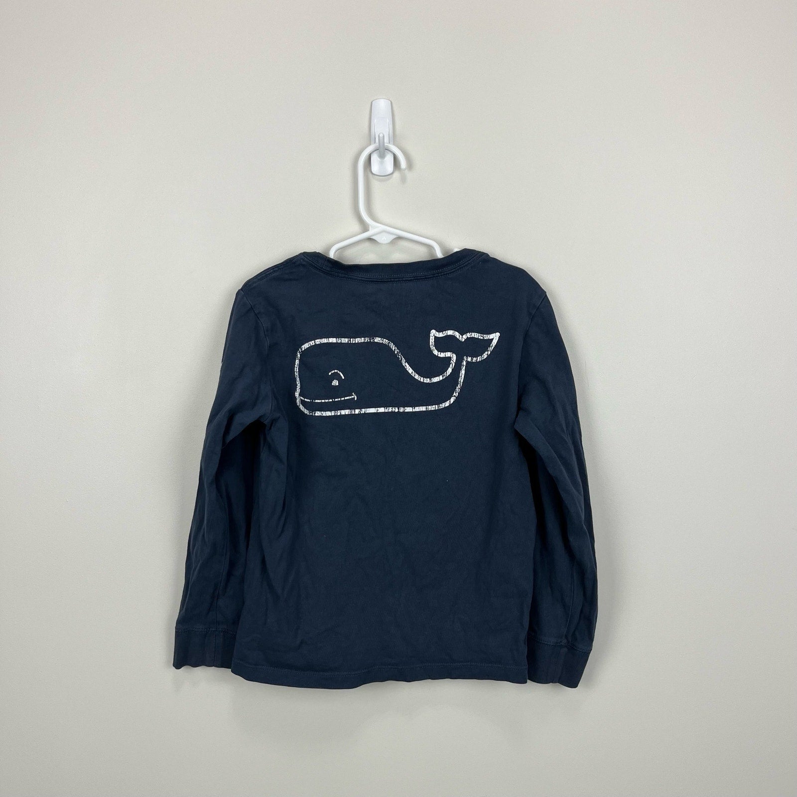 Vineyard Vines Long Sleeve Whale Pocket Tee 5T