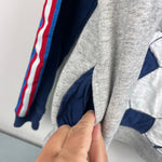 Load image into Gallery viewer, Mini Boden Soccer Football Applique Hoodie Sweatshirt 9-10
