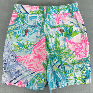 Lilly Pulitzer Boys Beaumont Short Multi Bohemian Queen 5T