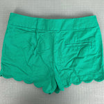 Load image into Gallery viewer, J. Crew Girls Green Scalloped Hem Shorts 10
