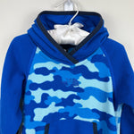 Load image into Gallery viewer, The North Face Glacier Fleece Bunting Blue Camo 6-12 Months
