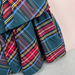 Load image into Gallery viewer, Crewcuts Girls Tartan Tiered Dress Warm Spruce 8
