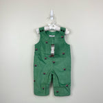 Load image into Gallery viewer, Classic Prep Childrenswear Tucker Overalls Frosty Spruce with Skier 6-9 Months NWT
