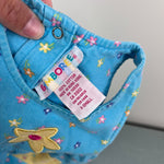 Load image into Gallery viewer, Vintage Gymboree Soft Blue Flower Print Overalls XS 18-24 Months

