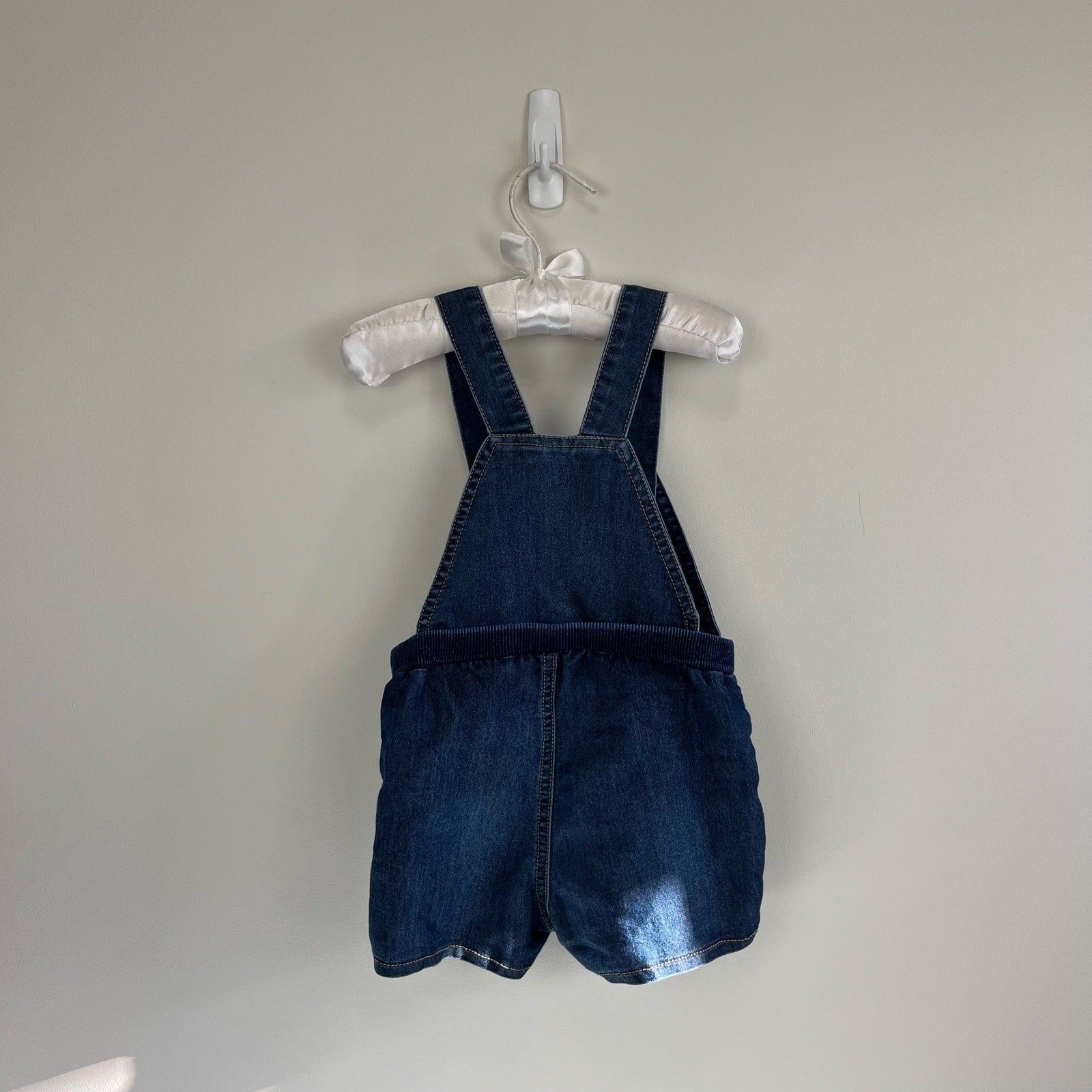 Mayoral Baby Denim Dino Dungarees 12 Months