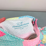 Load image into Gallery viewer, Vineyard Vines Patchwork Whale Short Sleeve Bodysuit Dress 12-18 Months
