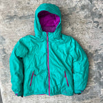 Load image into Gallery viewer, L.L. Bean Girls Aqua Green Ski Jacket Large 14-16
