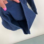 Load image into Gallery viewer, Ralph Lauren Girls Flag Blend Fleece Dress Navy 5T

