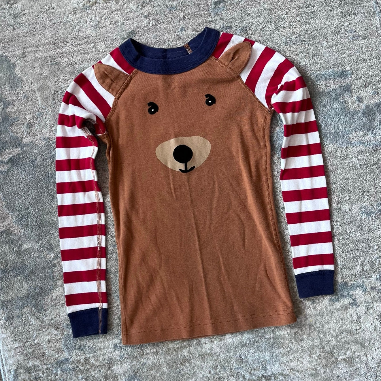 Hanna Andersson Reindeer Long John Pajamas 130 cm 8