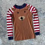 Load image into Gallery viewer, Hanna Andersson Reindeer Long John Pajamas 130 cm 8
