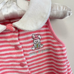 Vintage OshKosh B'gosh Terry Beach Bunny Romper 3-6 Months