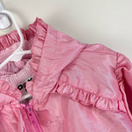 Load image into Gallery viewer, Vintage OshKosh B'gosh Pink Ruffle Bow Windbreaker Jacket Large 6
