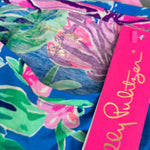 Load image into Gallery viewer, Lilly Pulitzer Girls Mini Finn Top Pundy Blue Isle Be Back XL 12-14 NWT
