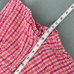Load image into Gallery viewer, Vintage OshKosh B'gosh Pink Orange Plaid Flower Shortall 2T
